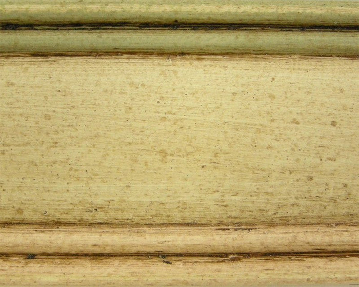 Letto sagomato singolo avorio antico/rosa in legno 99x212x112 (1437) - Mobili 2G