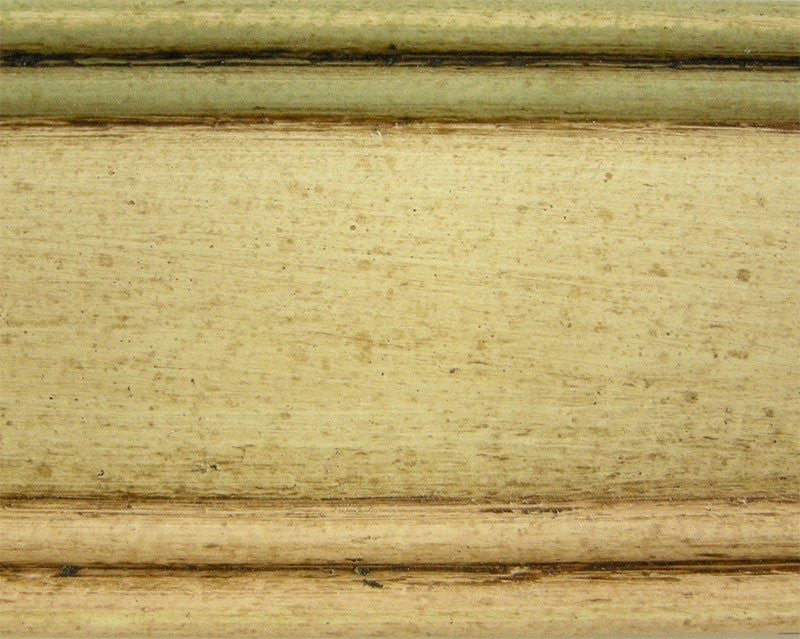 Letto sagomato singolo avorio antico/rosa in legno 99x212x112 (1437) - Mobili 2G