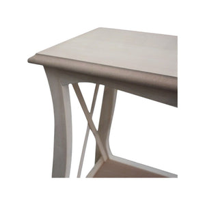 Libreria a giorno 3 ripiani legno grezzo 82x34x91 (3032) - Mobili 2G