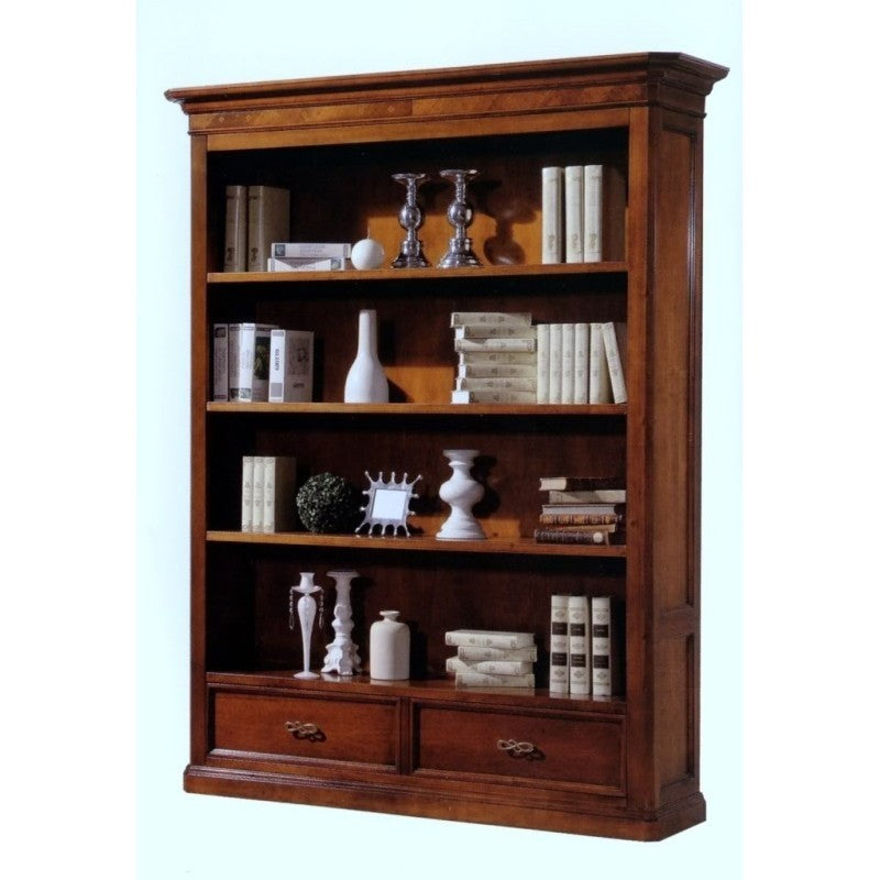 Libreria arte povera in legno bassano l.163 p.45 h.210 - Mobili 2G