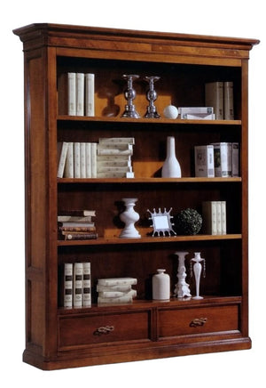 Libreria arte povera in legno bassano l.163 p.45 h.210 - Mobili 2G