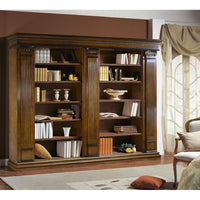 Libreria classica 3 porte e 22 ripiani in legno 306x52x240