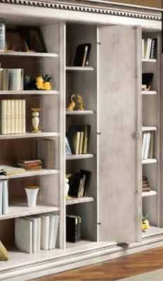 Libreria classica 3 porte e 22 ripiani in legno 306x52x240