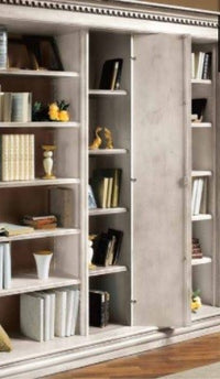 Libreria classica 3 porte e 22 ripiani in legno 306x52x240