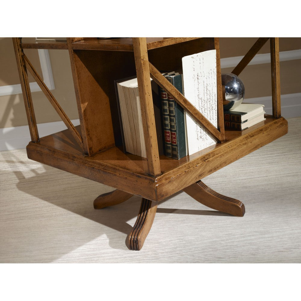 Libreria classica girevole in legno bassano 54x54x81 - Mobili 2G