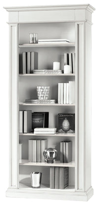 Libreria classica in legno bianco l.93 p.40 h.205