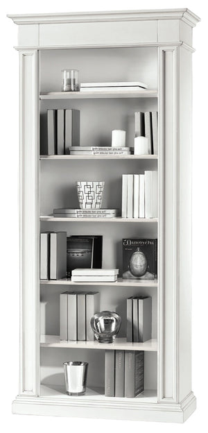 Libreria classica in legno bianco l.93 p.40 h.205