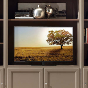 Libreria porta tv classica in legno di vari colori l.257 p.48 h.225 - Mobili 2G