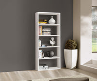 Libreria porta tv moderna colonna bianco frassino l89 p30 h218