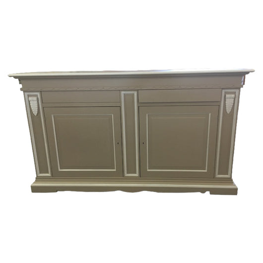 Madia credenza 2 ante 2 in legno tortora/bianco 213x54x124