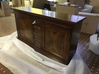Madia credenza 2 ante 6 cassetti noce bassano l.210 p.53 h. 115