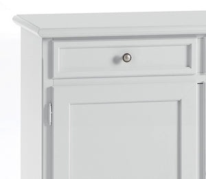 Madia credenza 2 porte 2 cassetti arte povera bianco sporco l.105  p.42 h.85 - Mobili 2G