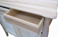 Madia credenza 2 porte 2 cassetti in legno avorio patinato l.105 p.50 h.100 (3090) - Mobili 2G