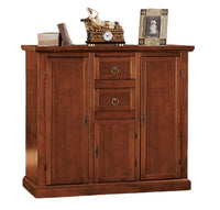 Madia credenza 3 porte 2 cassetti tinta noce 100 x 39 x 85 (392) - Mobili 2G