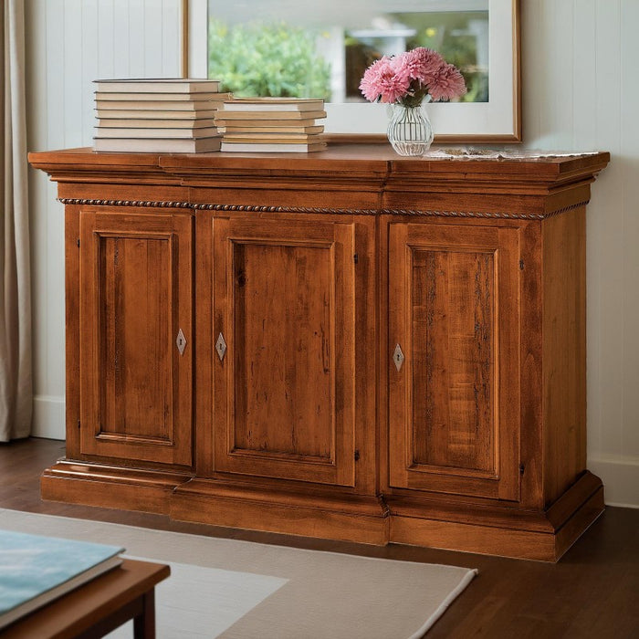 Madia credenza 3 porte in legno arte povera l.175 p.52 h.110 (603) - Mobili 2G