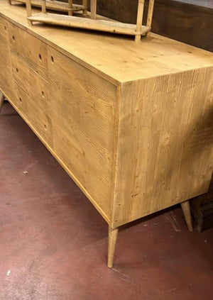 Madia credenza abete spazzolato naturale 185x50x84 (882) - Mobili 2G