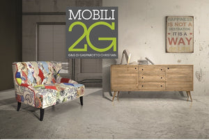 Madia credenza abete spazzolato naturale 185x50x84 (882) - Mobili 2G