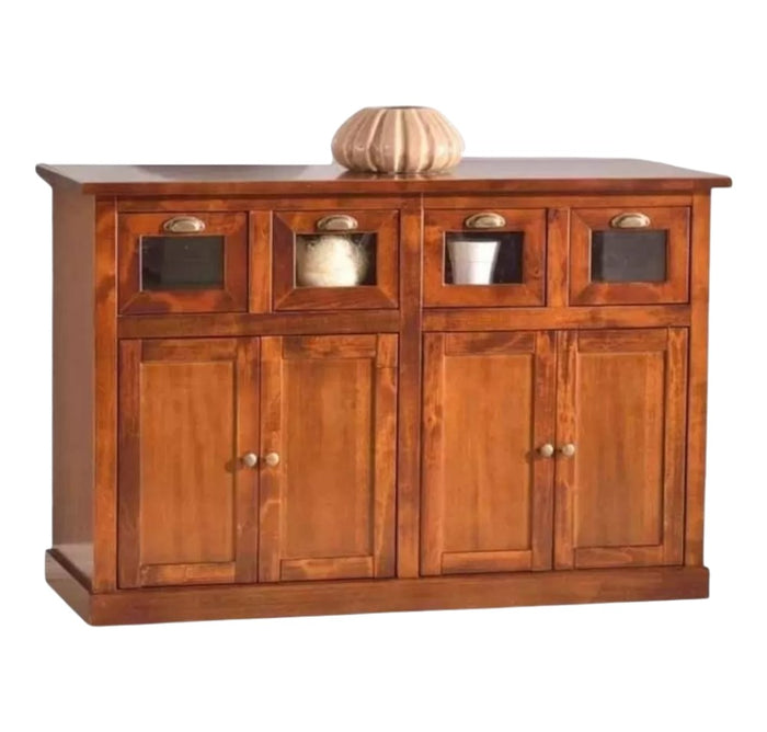 Madia credenza arte povera 4 porte finitura elite l.130 p.50 h.85 - Mobili 2G