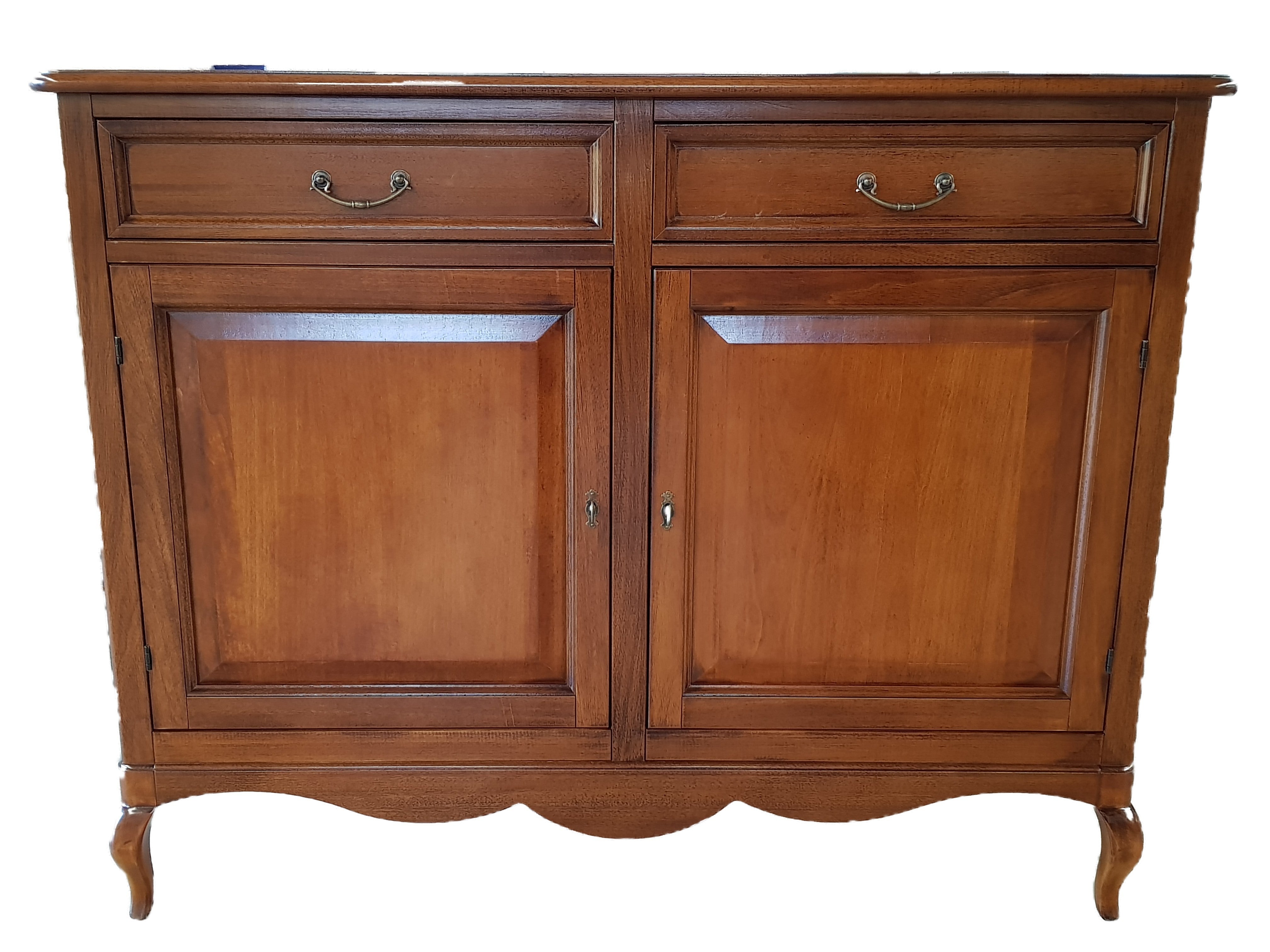 Madia credenza arte povera in legno 2 porte bassano l.145 p.50 h.115 (755) - Mobili 2G