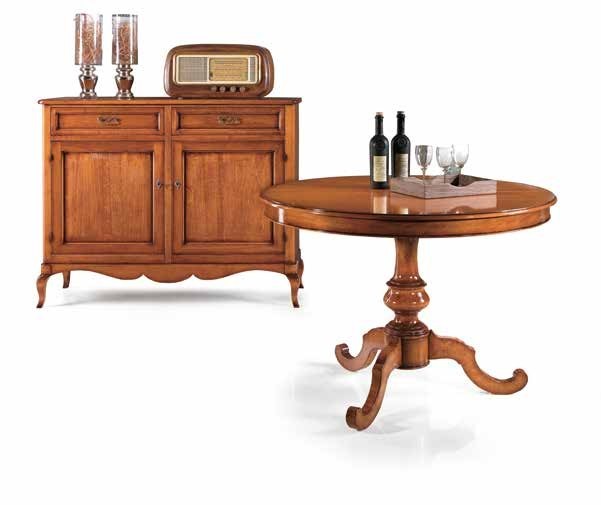 Madia credenza arte povera in legno 2 porte bassano l.145 p.50 h.115 (755) - Mobili 2G