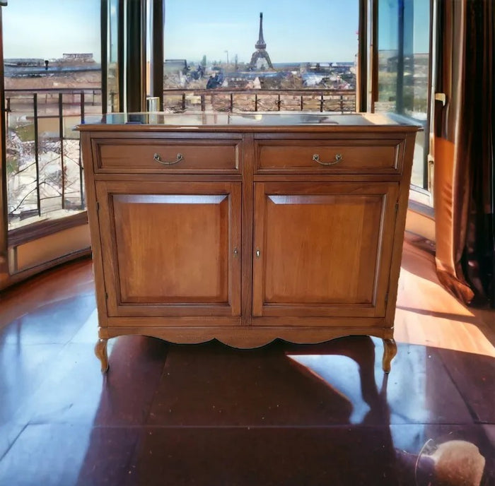 Madia credenza arte povera in legno 2 porte bassano l.145 p.50 h.115 (755) - Mobili 2G