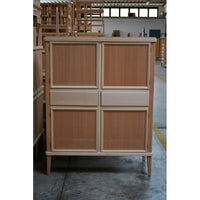 Madia credenza classica in legno 4 porte 2 cassetti finitura bassano l.100 p.43 h.130 - Mobili 2G