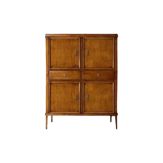 Madia credenza classica in legno 4 porte 2 cassetti finitura bassano l.100 p.43 h.130 - Mobili 2G
