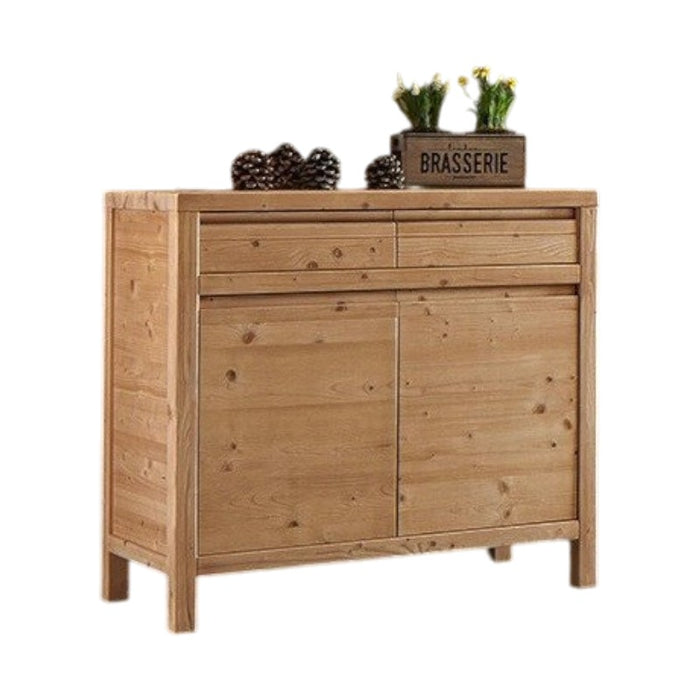 Madia credenza cortina 2 ante in legno massello di abete 104x50x95 (3312) - Mobili 2G