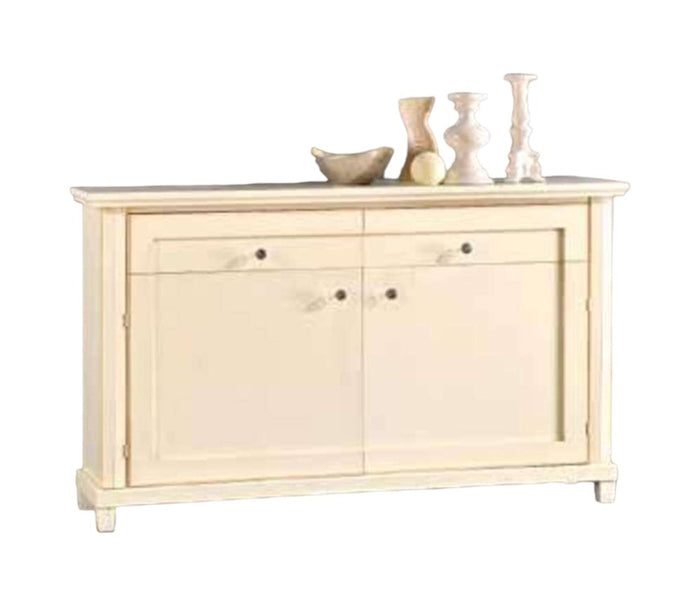 Madia credenza in legno 2 porte  avorio l.150 p.40 h.90