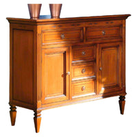 Madia credenza in legno 2 porte finitura bassano l.110 p.41 h.90 - Mobili 2G