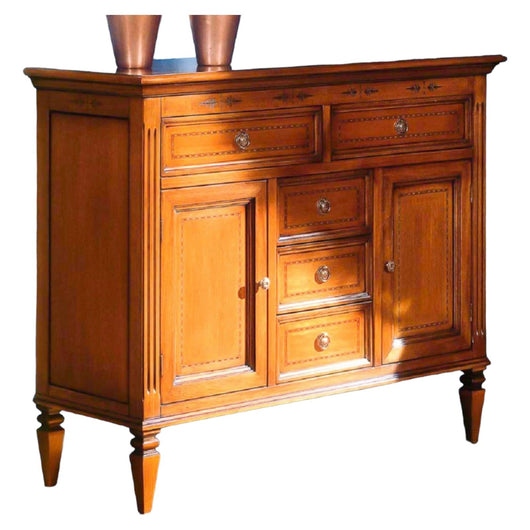 Madia credenza in legno 2 porte finitura bassano l.110 p.41 h.90 - Mobili 2G