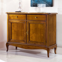 Madia credenza in legno 2 porte finitura bassano l.111 p.44 h.91 - Mobili 2G
