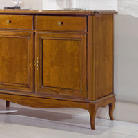 Madia credenza in legno 2 porte finitura bassano l.111 p.44 h.91 - Mobili 2G