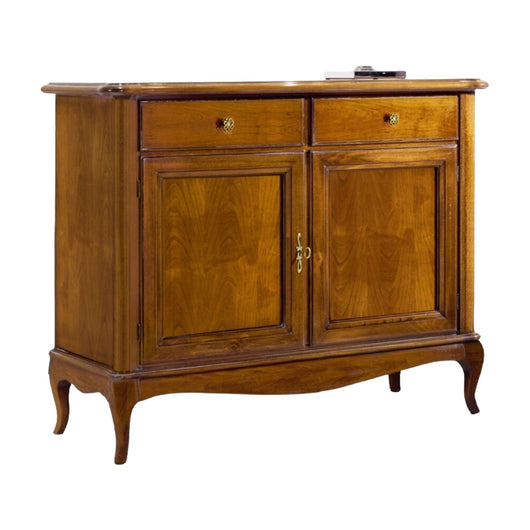 Madia credenza in legno 2 porte finitura bassano l.111 p.44 h.91 - Mobili 2G