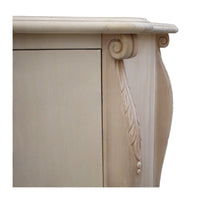 Madia credenza in legno 2 porte  grezza l.122 p.53 h.87 - Mobili 2G