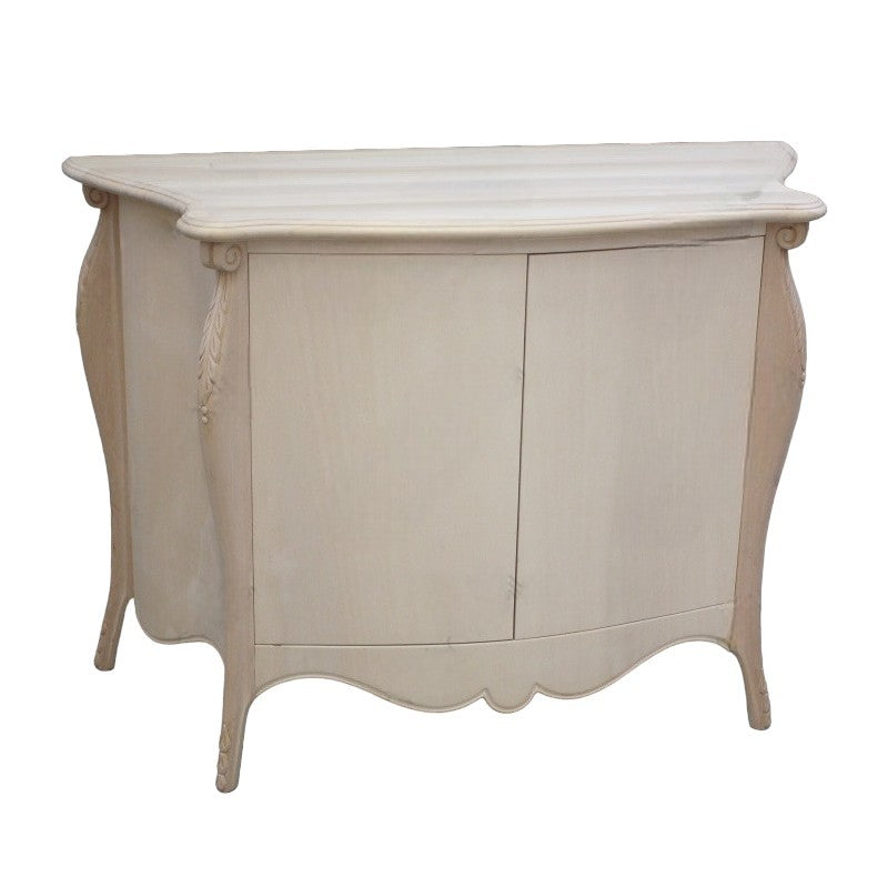 Madia credenza in legno 2 porte  grezza l.122 p.53 h.87 - Mobili 2G