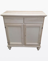 Madia credenza in legno 2 porte grezzo l.90 p.40 h.94 (954) - Mobili 2G