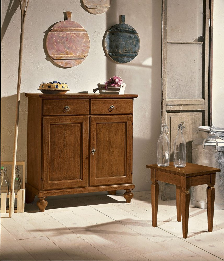 Madia credenza in legno 2 porte grezzo l.90 p.40 h.94 (954) - Mobili 2G