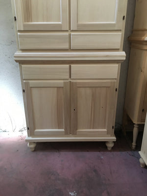Madia credenza in legno 2 porte grezzo l.90 p.40 h.94 (954) - Mobili 2G