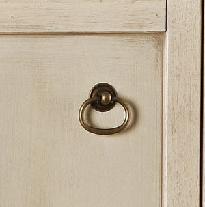 Madia credenza in legno avorio patinato l.100 p.39 h.85 - Mobili 2G