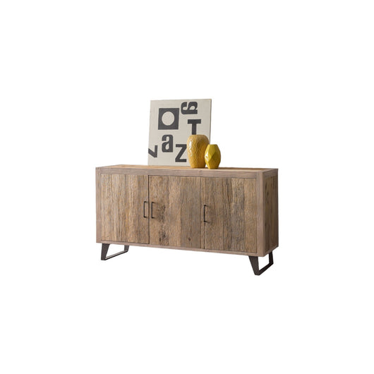 Madia credenza in legno di ontano beige l.152 p.50 h.81