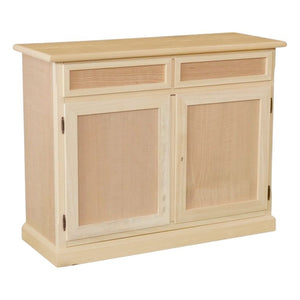 madia credenza in legno grezza 2 ante 2 cassetti l.105 p.42 h.86 - Mobili 2G