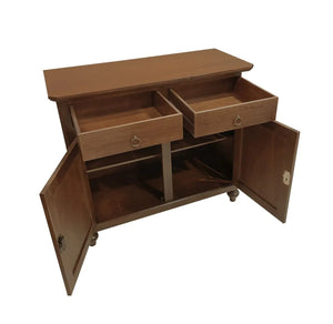 Madia credenza in legno grezza 2 ante l.116 p.49 h.98 (1500) - Mobili 2G