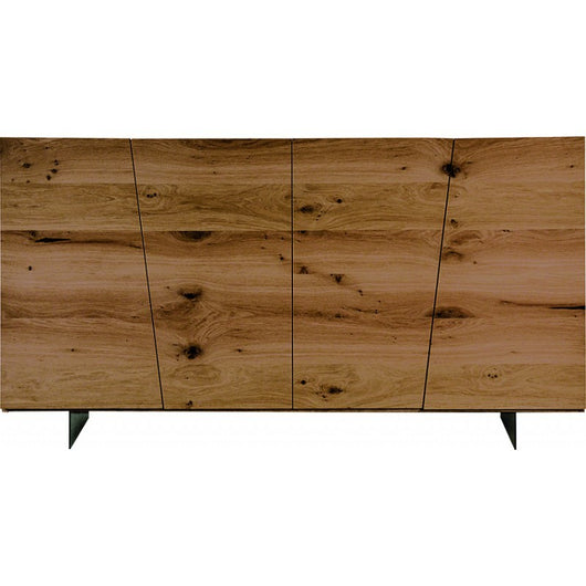 Madia credenza in legno rovere nodato spazzolato l.180x50x87 (891) - Mobili 2G