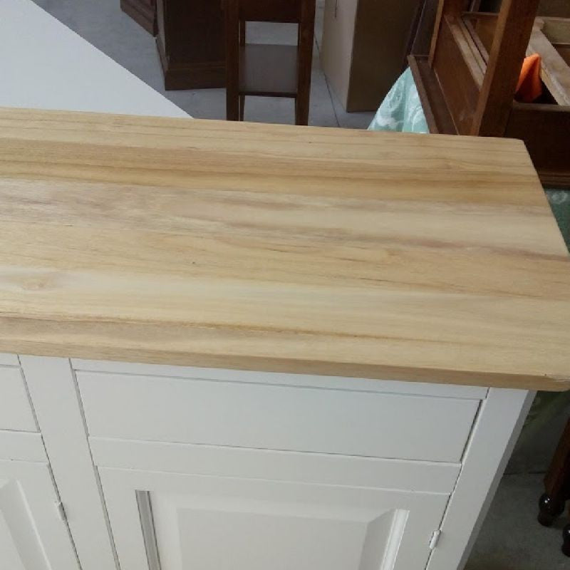 Madia credenza in legno shabby chic 3 porte l.150 x p.45 h.98 - Mobili 2G