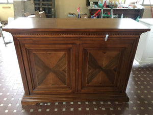 Madia credenza legno 2 ante 2 noce bassano l.160 p.53 h. 115