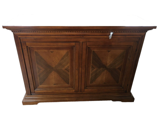 Madia credenza legno 2 ante 2 noce bassano l.160 p.53 h. 115