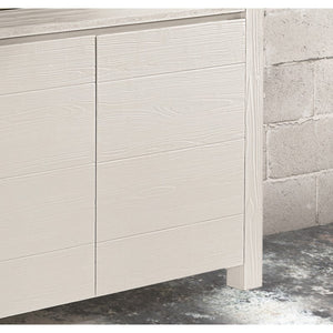 madia credenza legno abete bianco spazzolato 125x50 h.84 (650) - Mobili 2G