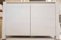 madia credenza legno abete bianco spazzolato 125x50 h.84 (650) - Mobili 2G