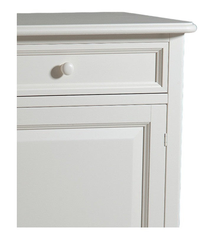 Madia credenza legno shabby 2 porte bianco 145x49x116h (1424) - Mobili 2G